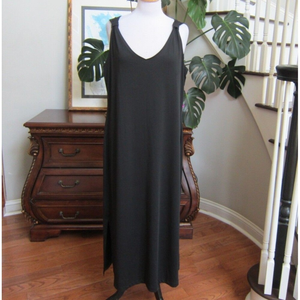 Columbia Chill River Midi Dress Black Size XXL UPF 50+, Coolings & Moisture Wick